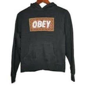Hooded obey sweatshirt